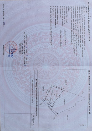 Bán mảnh đất tại khu Trại Thành, phường Đông Mai, TX. Quảng Yên, Quảng Ninh