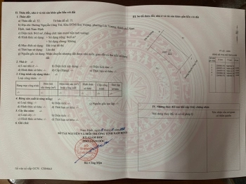 Bán đất số 68 Nguyễn Công Trứ, TP Nam Định