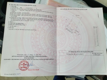 SIÊU XỊN SÒ 2 LÔ ĐỐI DIỆN NHAU, SIÊU PHẨM VIP CHO NHÀ ĐẦU TƯ- THÔN LÁNG NHỚT, XÃ DIÊN TÂN, HUYỆN DIÊN KHANH, TỈNH KHÁNH HÒA.