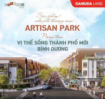 Nhà phố thương mại đẳng cấp Artisan Park ngay tại TT TPM Bình Dương, CĐT uy tín Gamuda Land