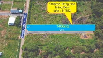 BÁN 1,4 SÀO MẶT TIỀN NHỰA QUỐC CHÍ, GÓC 2 MẶT TIỀN