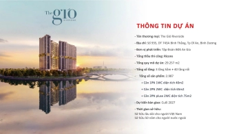 The Gió Riverside – Căn Hộ 2PN, View Sông, Giá Chỉ Từ 1.6 Tỷ, gần TTTM Aeon