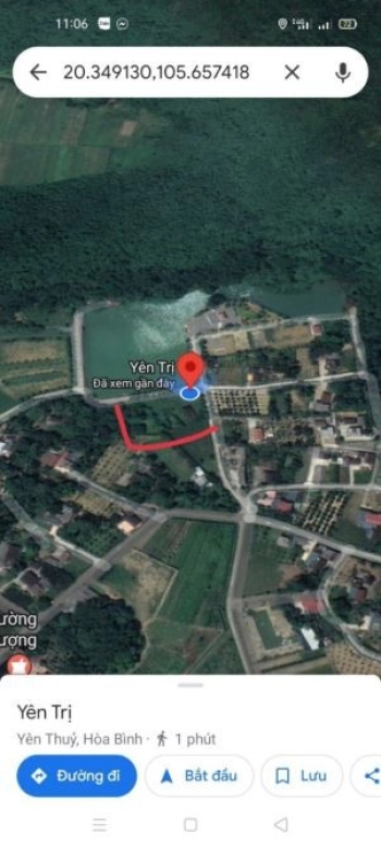  Bán nhanh lô góc 3 mặt tiền 1500m2 full thổ cạnh trục đường liên xã yên trị yên thuỷ