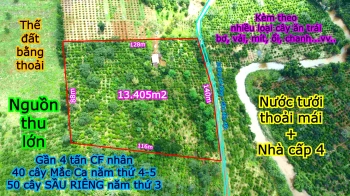 1,34ha nguồn  thu cực mạnh, mặt tiền cực nhiều ven Gia Nghĩa