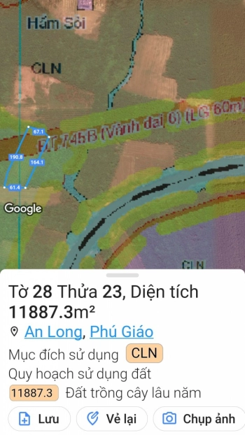 Đất mẫu 1,1 mẫu cao su 8 năm, giá bán 5 tỷ