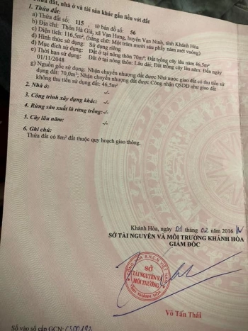 Bán căn nhà cấp 4 xã vạn hưng