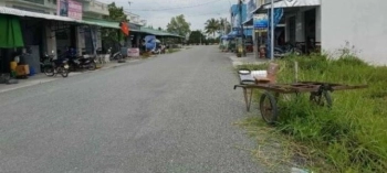 Bán nền mặt tiền tại kdc chợ xã Vị Trung, Vị Thủy, Hậu Giang.