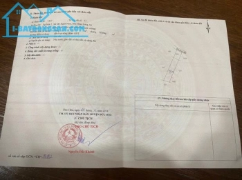 CHÍNH CHỦ CẦN BÁN LÔ ĐẤT THỔ CƯ TOÀN BỘ, GẦN CHỢ, GẦN BỆNH VIỆN 158M2 THỔ CƯ