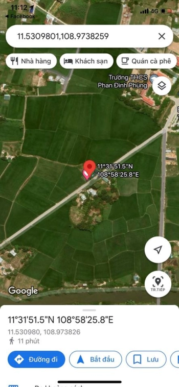 Kẹt tiền bán lô đất xã Phước Hải