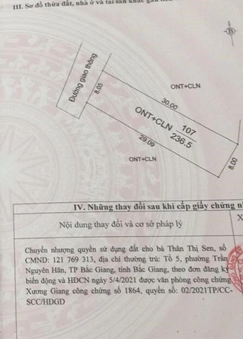 Chính chủ cần tiền bán lô đất