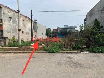 Cần ra lô đất thuộc dãy 3 thôn Vĩnh Tiến, Ninh Phúc