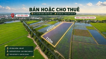 BÁN 44 CÔNG ĐẤT RUỘNG – GẦN CHỢ TÂN THẠNH