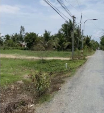 Đất mặt tiền đường ao gòn xã tân lân cần đước