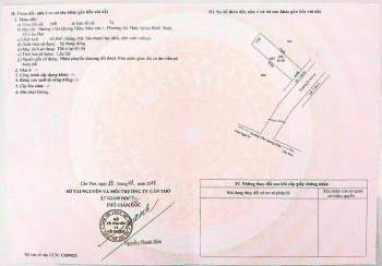 Nền tuyệt đẹp hẻm 283 Trần Quang Diệu, Bình Thủy, TP. Cần Thơ gần chợ 