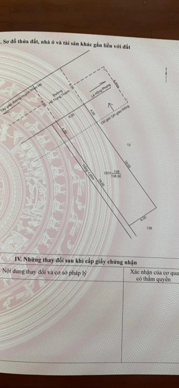 Đất mặt tiền đường Hồ Trung Thành Bình Thuỷ, Cần Thơ