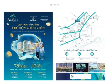 DỰ ÁN CHUNG CƯ AVATAR THỦ ĐỨC thanh toán chỉ 3% hàng tháng trả góp 0.25% không tính lãi.ai cũng có thể tiếp cận được ngôi nhà Đẳng cấp,sang trọng ,hiện