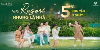 Thanh toán 5% nhận nhà chính sách ưu đãi đặc biệt trong tháng 9-10 lên đến 16%