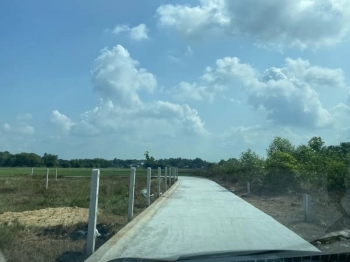 Đường BêTông-Sát QL22B-Khu Dân Cư-5x40m Full Thổ Cư. Chỉ 400tr