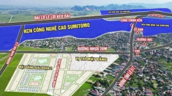 CHÍNH CHỦ] Bán đất đấu giá Đông Yên cạnh khu công nghiệp công nghệ cao Thăng Long Sumitomo. +Quy mô 650ha, lớn nhất Thanh Hóa, chuẩn bị triển khai thi công