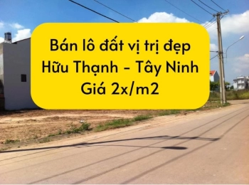 Càn bán lô đất đẹp tại Hữu Thạnh Long An