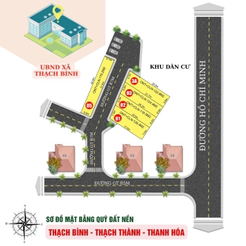 Đất Nền Thanh Hoá khu THạch Thành Thạch bình
