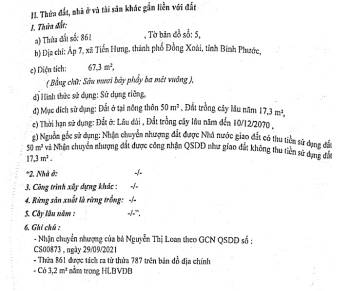BÁN ĐẤU GIÁ TS VIB L10_XÃ TIẾN HƯNG, TP. ĐỒNG XOÀI, BÌNH PHƯỚC (NAY LÀ PHƯỜNG BÌNH PHƯỚC, ĐỒNG NAI)