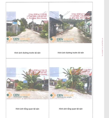 BÁN ĐẤU GIÁ BĐS TẠI XÃ PHÚ GIÁO,  THÀNH PHỐ HỒ CHÍ MINH