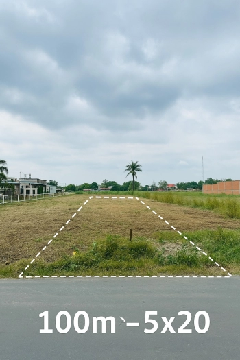 GÒ CÔNG  CẦN GIUỘC CẦN BÁN GẤP LÔ ĐẤT 100M² - 100TR – MẶT TIỀN QUỐC LỘ 50 – CẦN GIUỘC – SỔ RIÊNG – GIÁ TỐT