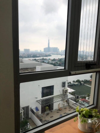 Opal riverside view sông, 71m2 có ntcb máy lạnh, bếp, nước nóng, rèm 12tr.