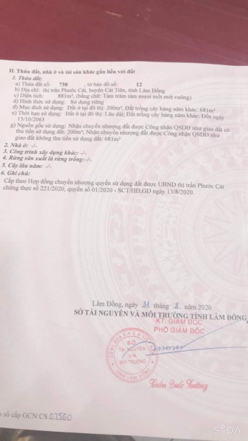 Bán đất Lâm Đồng