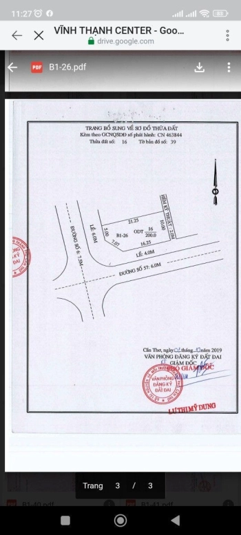 Đất nền gốc giá đẹp thích hợp cả đầu tư và định cư, vị trí gần chợ , bệnh viện , khu hành chính