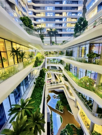 Bán căn hộ cao cấp khối đế là 6 tầng tttm King Crown Infinity, thanh toán 15% nhận nhà