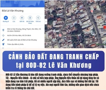 KHÔNG mua bán đất tranh chấp  tại 82 Lê Văn Khương