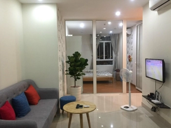 Cho thuê CC Him Lam Riverside 60m2, 2PN 12.5tr/th có nội thất