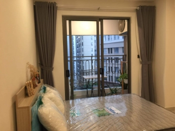 Căn hộ Saigon Royal tầng 5 thiết kế 1 phòng ngủ, cửa hướng Tây Bắc.