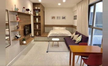 Căn Masteri Millennium tầng thấp tiện di chuyển, đầy đủ nội thất.