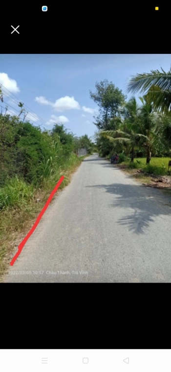 Đất mặt tiền đường nhựa Bình la