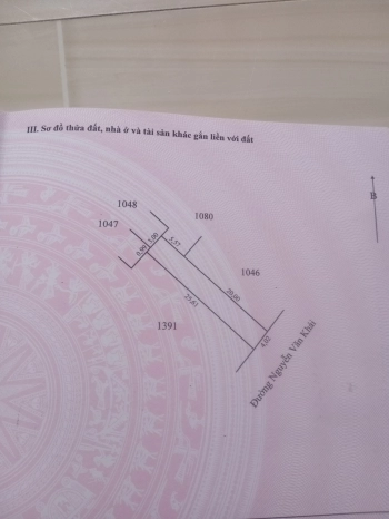 Nền thổ mặt tiền Nguyễn Văn Khải 
