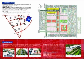 Bán đất nền mặt tiền chợ phố khu dân cư Thương mại thị trấn thạnh phú