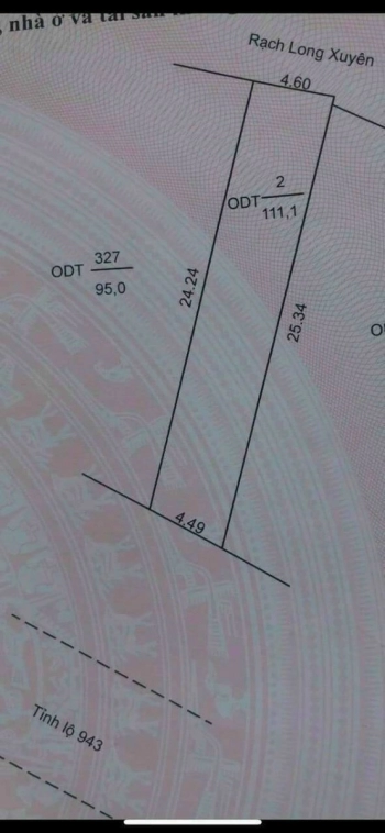 ĐÓNG LÃI KHÔNG NỔI, CẮT LỖ NỀN chợ CÁI SẮN  4,5x15=67,5m² lộ 6m, vỉa 3m
