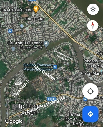 Nền 4,5×18 Tây Khánh 8, phường Mỹ Hòa, lộ 6m, vỉa 3m, Long Xuyên 