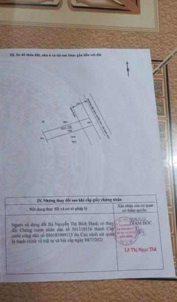 Chính chủ bán đất 149m2 ở phường 3 thị xã Kiến Tường long an