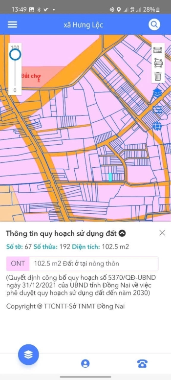 Đất thổ cư 100%, sổ hồng chính chủ
