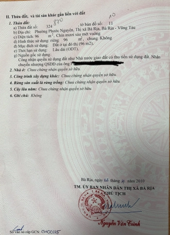 Cần tiền bán lô đất tại số 1 Tạ Uyên