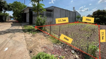 CHÍNH CHỦ BÁN ĐẤT THỔ CƯ SÁT UBND XÃ LỘ 25, CHỢ, TRƯỜNG HỌC – CÁCH DT 769 100m