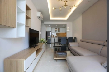 Cần cho thuê Hoàng Kim Thế Gia 3PN 2WC, full nội thất, 86m2, giá: 7tr5/th