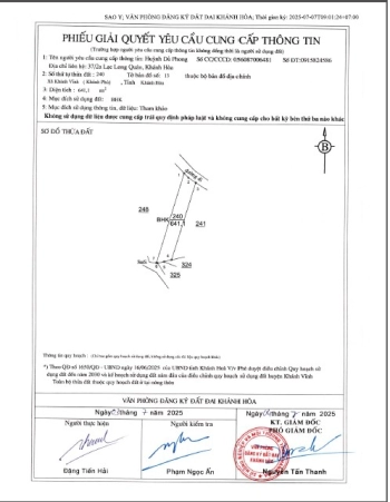 bán đất thôn nước nhỉ, xã Khánh Phú
