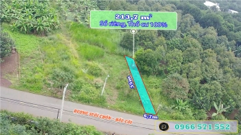 Bán Đất Thổ Cư (6,7mx35m) Mt Đường Nhựa “ Suối Chồn-Bầu Cối” Giá Chỉ 1,450 Tỷ.