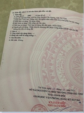 Bán 6000M Đất Kim Hoà Cầu Ngang