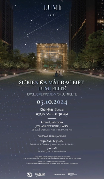 Cơ hội Booking chọn căn Lumi Elite